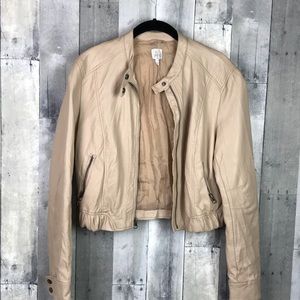 Lauren Conrad faux leather jacket